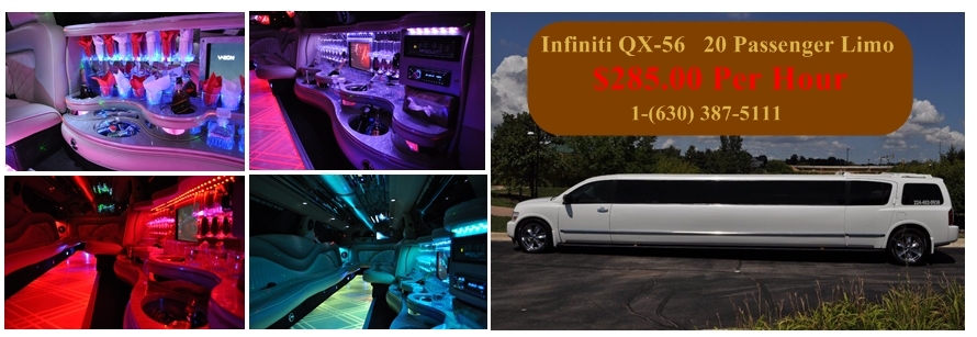 Infiniti QX-56 Stretch Limousine Chicago